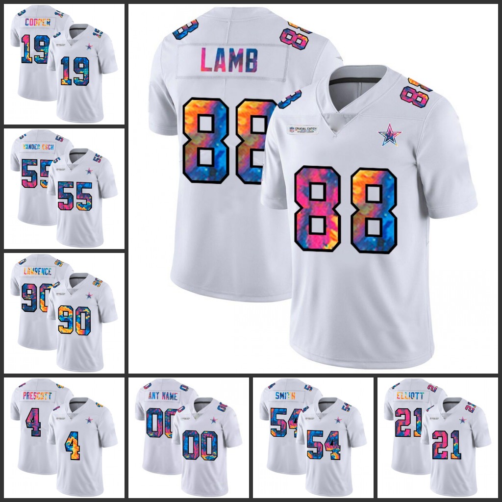 DallasCowboysMen #4 Dak Prescott 21 Ezekiel Elliott 88 CeeDee Lamb 19 Amari Cooper Women Youth Custom White Crucial Catch Limited Jersey
DallasCowboysMen #4 Dak Prescott 21 Ezekiel Elliott 88 CeeDee Lamb 19 Amari Cooper Women Youth Custom White Crucial Catch Limited Jersey