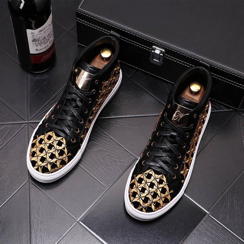 New Trend Men's Luxury Embroidery Causal Loafers Flat Shoes Moccasins Brand Designer Hip-Hop Zapatos Hombre High Tops Sneakers ankle boots, A2
New Trend Men's Luxury Embroidery Causal Loafers Flat Shoes Moccasins Brand Designer Hip-Hop Zapatos Hombre High Tops Sneakers ankle boots, A2