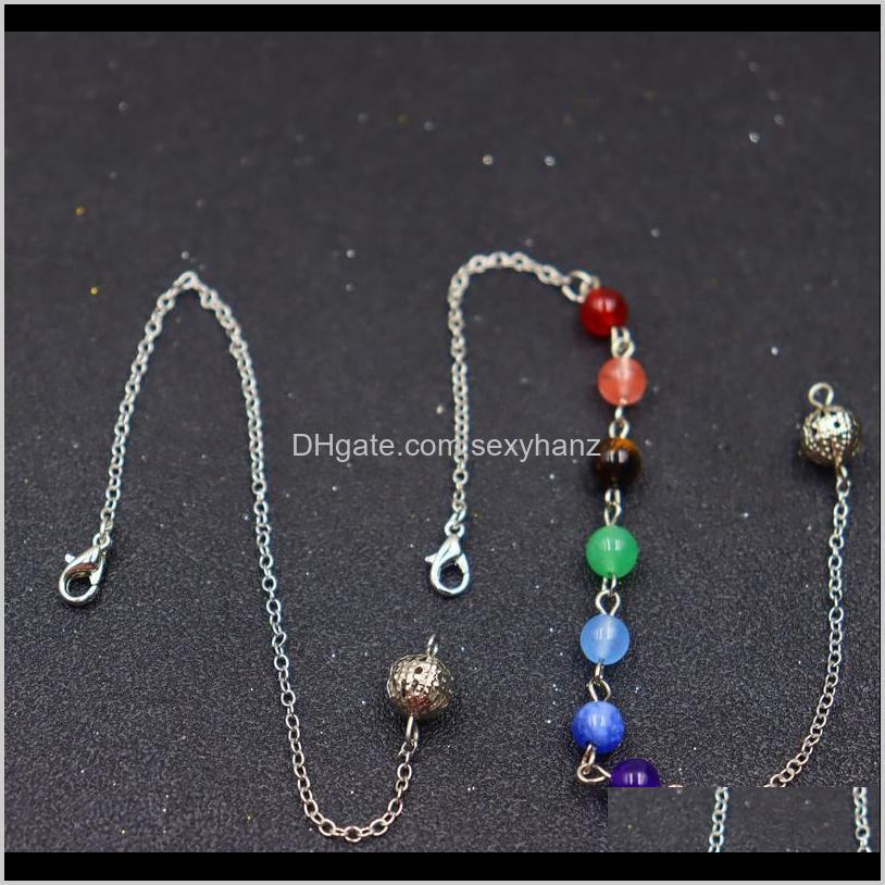 Rock Crystal Quartz Loose Jewelry (10Strand/Lot) Wholesale Reiki Pendum Healing Mixed 7 Chakra Gem Stone Beads Chain Aessories Charms Colorf
Rock Crystal Quartz Loose Jewelry (10Strand/Lot) Wholesale Reiki Pendum Healing Mixed 7 Chakra Gem Stone Beads Chain Aessories Charms Colorf