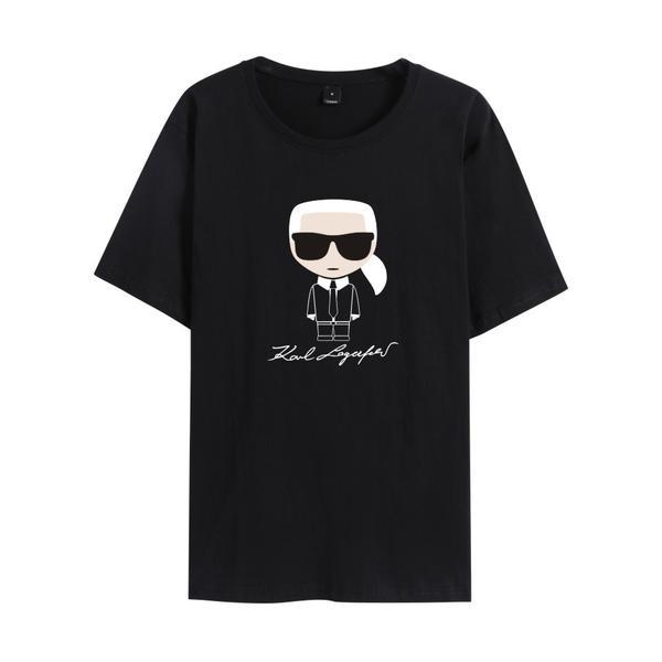 Men's and women's cotton karl printed round neck loose short-sleeved lagerfeld casual T-shirt, As pictures
Men's and women's cotton karl printed round neck loose short-sleeved lagerfeld casual T-shirt, As pictures