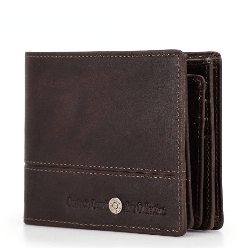 Wallets Design Crazy Horse Leather RFID Anti-theft Brush Men's Designer Wallet Luxury Purse Holographic High-quality Forever Young, Red;black
Wallets Design Crazy Horse Leather RFID Anti-theft Brush Men's Designer Wallet Luxury Purse Holographic High-quality Forever Young, Red;black