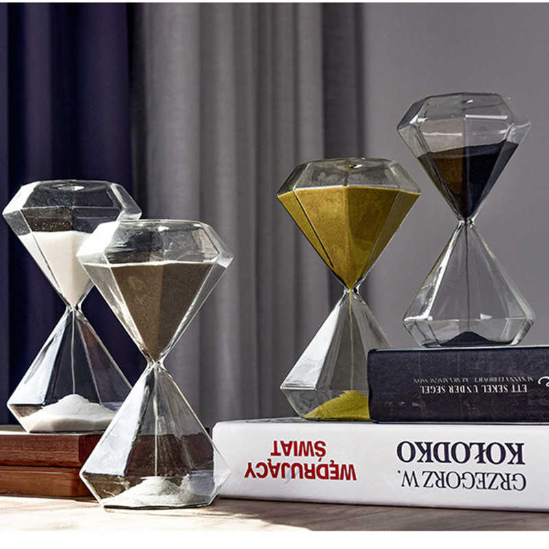 5/15/30 Minutes Diamond Hourglass Timer Desk Table Sand Clock Home Hourglass Decorative Sand Timer 2021 Birthday Gift G1025
5/15/30 Minutes Diamond Hourglass Timer Desk Table Sand Clock Home Hourglass Decorative Sand Timer 2021 Birthday Gift G1025