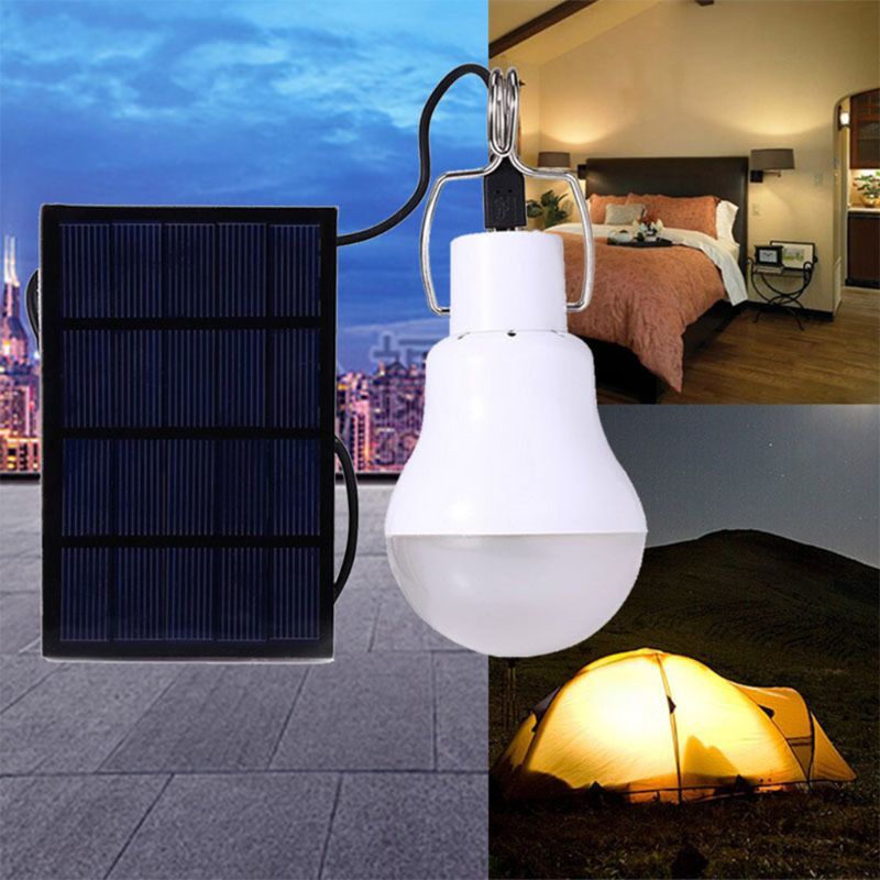 Solar Lamp Outdoor Solar Energy Panel Lamp Emergency Lamp Hooked