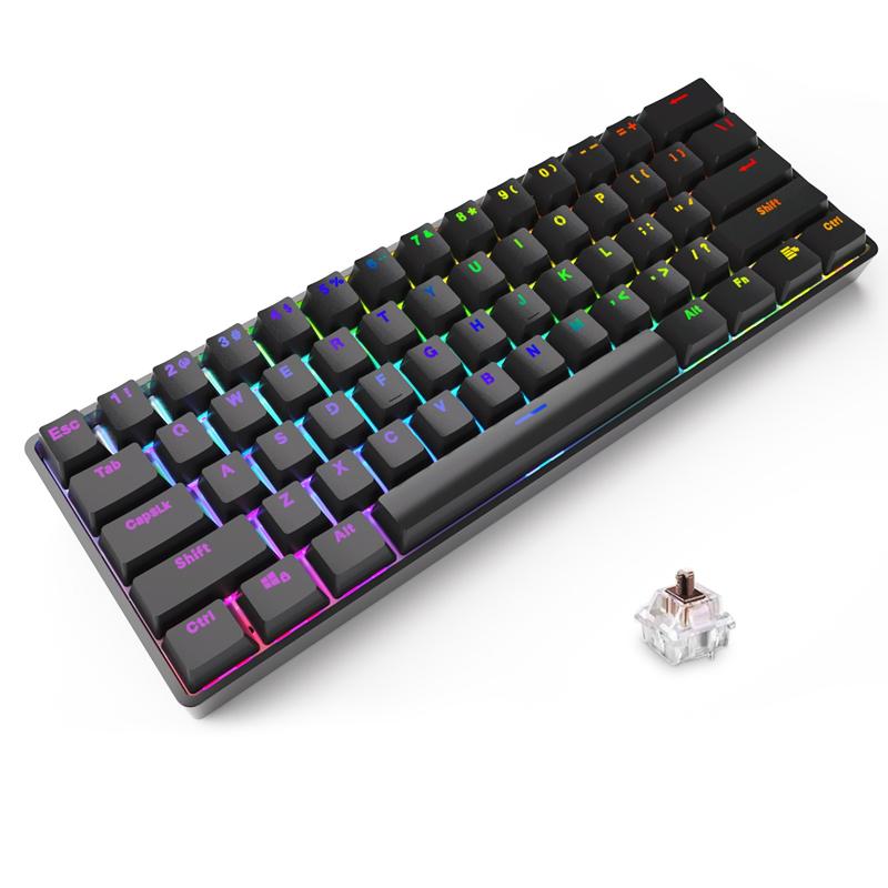 Key Bluetooth Keyboard Dual-mode Mechanical Gaming RGB Multiple Lighting Axis For Gamer Keyboards
Key Bluetooth Keyboard Dual-mode Mechanical Gaming RGB Multiple Lighting Axis For Gamer Keyboards