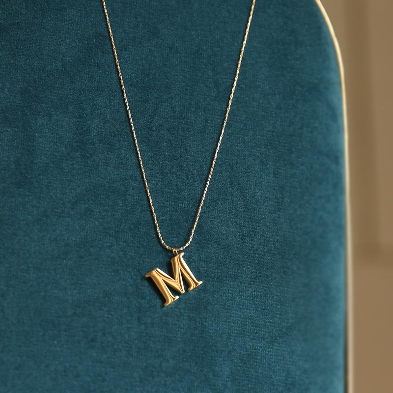 Pendant Necklaces 316L Stainless Steel Letters M Necklace For Women Collar Initial Jewelry Gifts NO Fade
Pendant Necklaces 316L Stainless Steel Letters M Necklace For Women Collar Initial Jewelry Gifts NO Fade