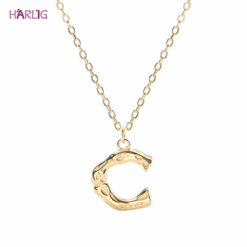 Pendant Necklaces Harlig Sterling Silver 925 Gold Color Necklace For Women Allergy Free Fashion Jewelry Trendy Style
Pendant Necklaces Harlig Sterling Silver 925 Gold Color Necklace For Women Allergy Free Fashion Jewelry Trendy Style