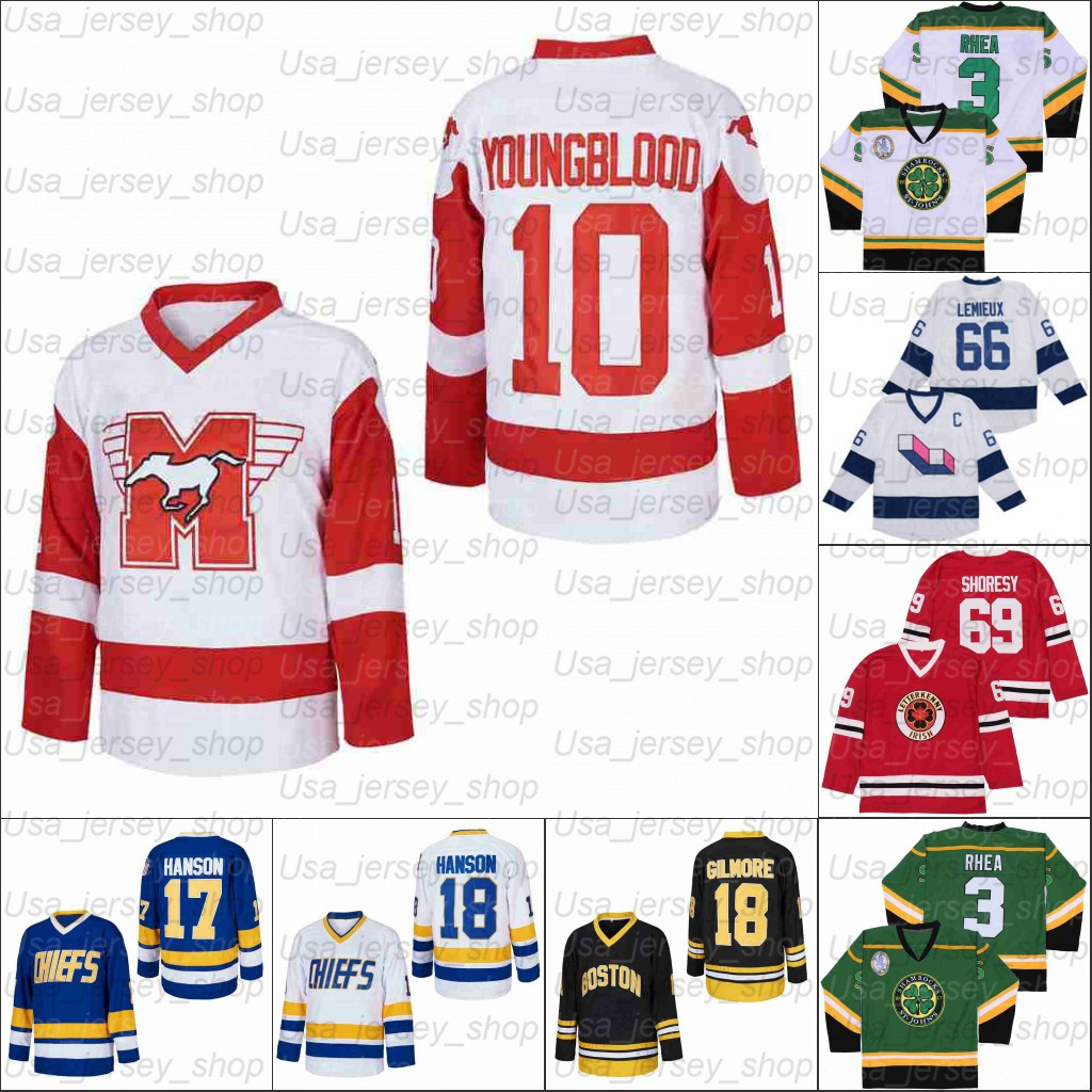 Hockey Jerseys 3 RHEA 16 HANSON 10 YOUTHBLOOD 96 CONWAY 10 BIEBE 69 SHORESY 18 GILMORE 66 LEMIEUX white blue black, Black;red
Hockey Jerseys 3 RHEA 16 HANSON 10 YOUTHBLOOD 96 CONWAY 10 BIEBE 69 SHORESY 18 GILMORE 66 LEMIEUX white blue black, Black;red