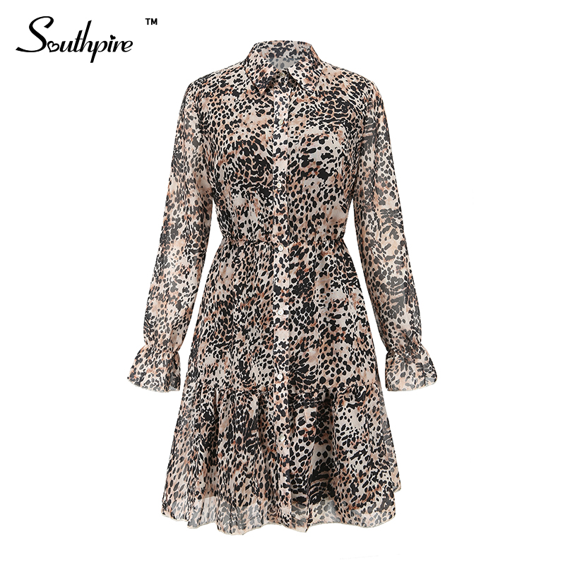 2021southpire womens clothes leopard print vintage dress front button chiffon shirt dress simple daily vestidos female 2021, Black;gray
2021southpire womens clothes leopard print vintage dress front button chiffon shirt dress simple daily vestidos female 2021, Black;gray