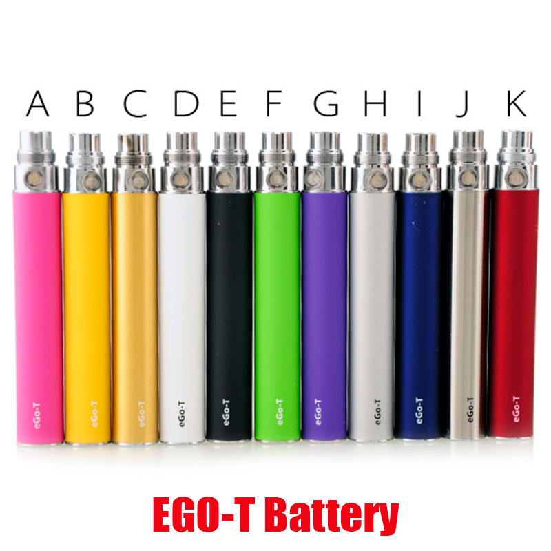 

EGO-T ego t E Cigarette 650mAh 900mAh 1100mAh Battery for ce4 ce5 ce6 mini protank 2 3 mt3 atomizer clearomizer colorful in stock