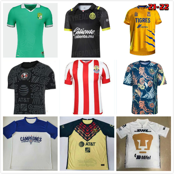 20 21 22 Club America Home Away Soccer Jerseys 2021 2122 UNAM Third LEON UANL Tigres Chivas Guadalajara 115 year 115th Cruz Azul kit Camisas, Black;yellow
20 21 22 Club America Home Away Soccer Jerseys 2021 2122 UNAM Third LEON UANL Tigres Chivas Guadalajara 115 year 115th Cruz Azul kit Camisas, Black;yellow