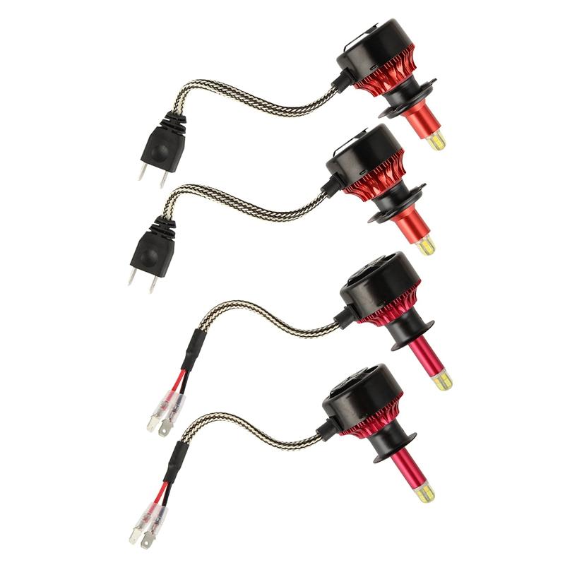 Car Headlights 2 Pair 8 Sides Csp 13500Lm Fog Lights Led Headlight Auto Lamp 12V 6000K, H7 & H1
Car Headlights 2 Pair 8 Sides Csp 13500Lm Fog Lights Led Headlight Auto Lamp 12V 6000K, H7 & H1