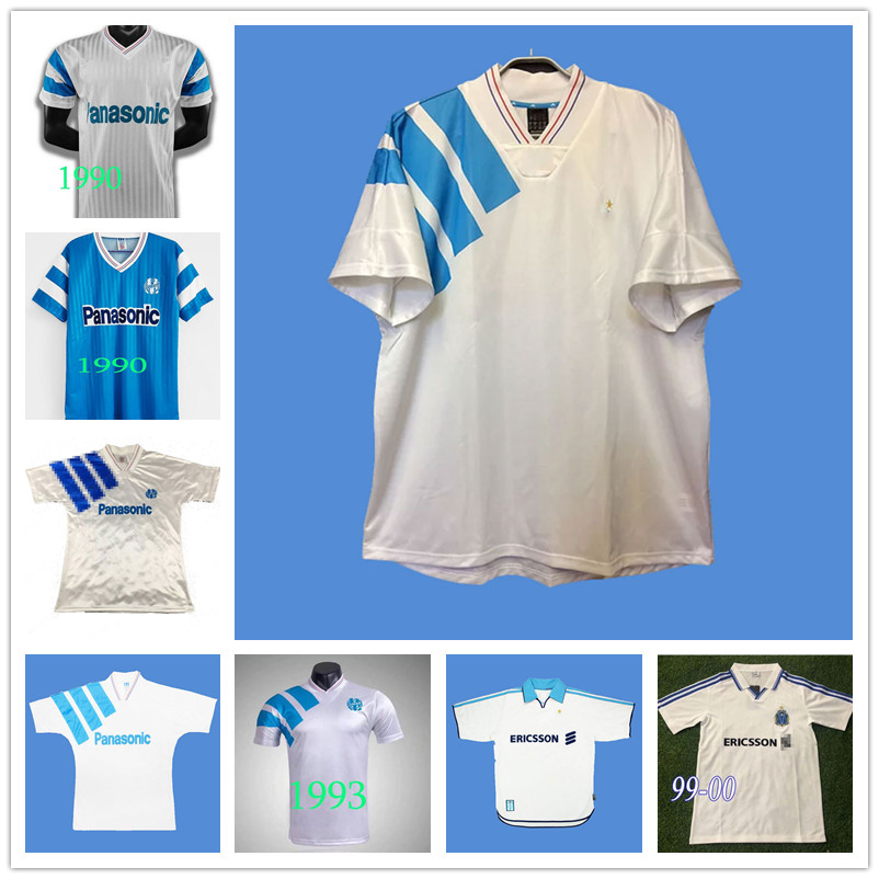 99 00 Olympique de Marseille Commemorate Football Shirt DESCHAMPS PAPIN BOLI DESAILLY VOLLER Retro 98 99 1993 Soccer Jersey, White
99 00 Olympique de Marseille Commemorate Football Shirt DESCHAMPS PAPIN BOLI DESAILLY VOLLER Retro 98 99 1993 Soccer Jersey, White
