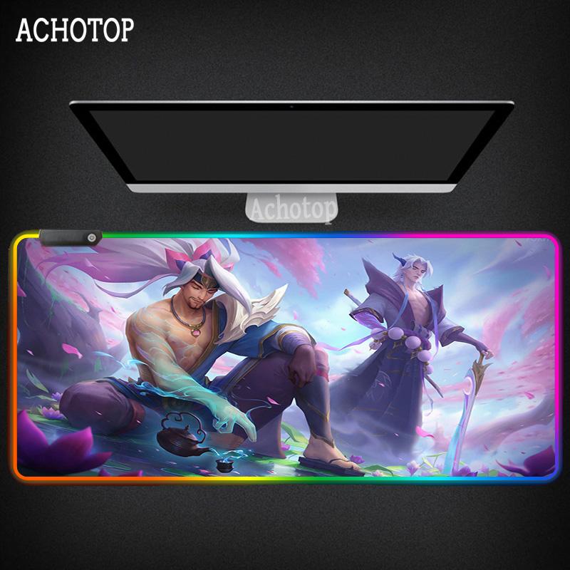 Mouse Pads & Wrist Rests RGB True Damage Pad Akali Yasuo Ekko Qiyana Beautiful Anime Mat 7 Colors Large Keyboards With Backlit
Mouse Pads & Wrist Rests RGB True Damage Pad Akali Yasuo Ekko Qiyana Beautiful Anime Mat 7 Colors Large Keyboards With Backlit