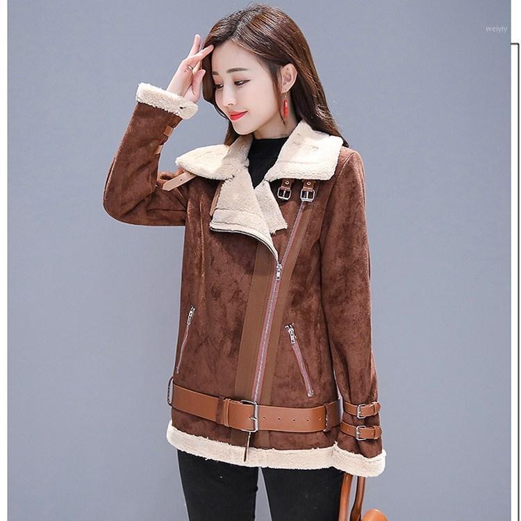 Women' Jackets Arrival Autumn Winter Faux Fur Coffee Women Long Sleeve Warm Coats Vintage Pockets Belt Outerwear
Women' Jackets Arrival Autumn Winter Faux Fur Coffee Women Long Sleeve Warm Coats Vintage Pockets Belt Outerwear