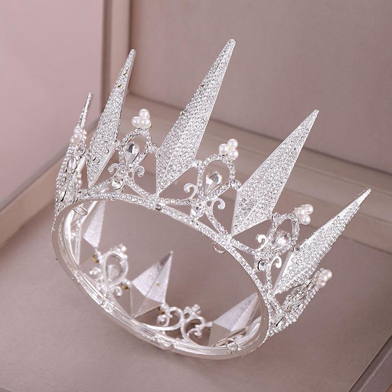 Hair Clips & Barrettes Luxury Wedding Crown Rhinestone Crystal Pearls Tiaras Bridal Crowns Women Accessories Jewelry X, Golden;silver
Hair Clips & Barrettes Luxury Wedding Crown Rhinestone Crystal Pearls Tiaras Bridal Crowns Women Accessories Jewelry X, Golden;silver