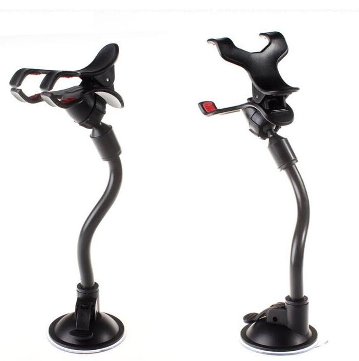 Universal Car Phone Holder Long Arm Clamp Windshield Dashboard Mount Holders 360 Degree Rotation Cellphone Mounts With Retail Package, Black
Universal Car Phone Holder Long Arm Clamp Windshield Dashboard Mount Holders 360 Degree Rotation Cellphone Mounts With Retail Package, Black