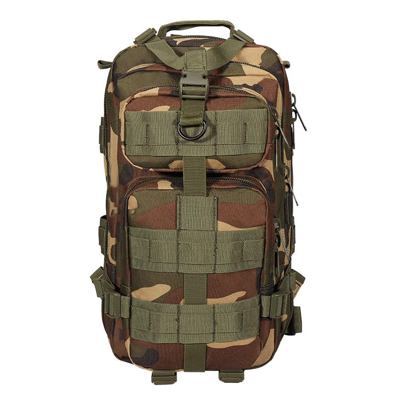 

Backpack Four Sean Men Use Outdoor Camouflage Bag Woodland Camo 26L Tactical 3P Backpacks Training Equipment Camping And Hiking, Black