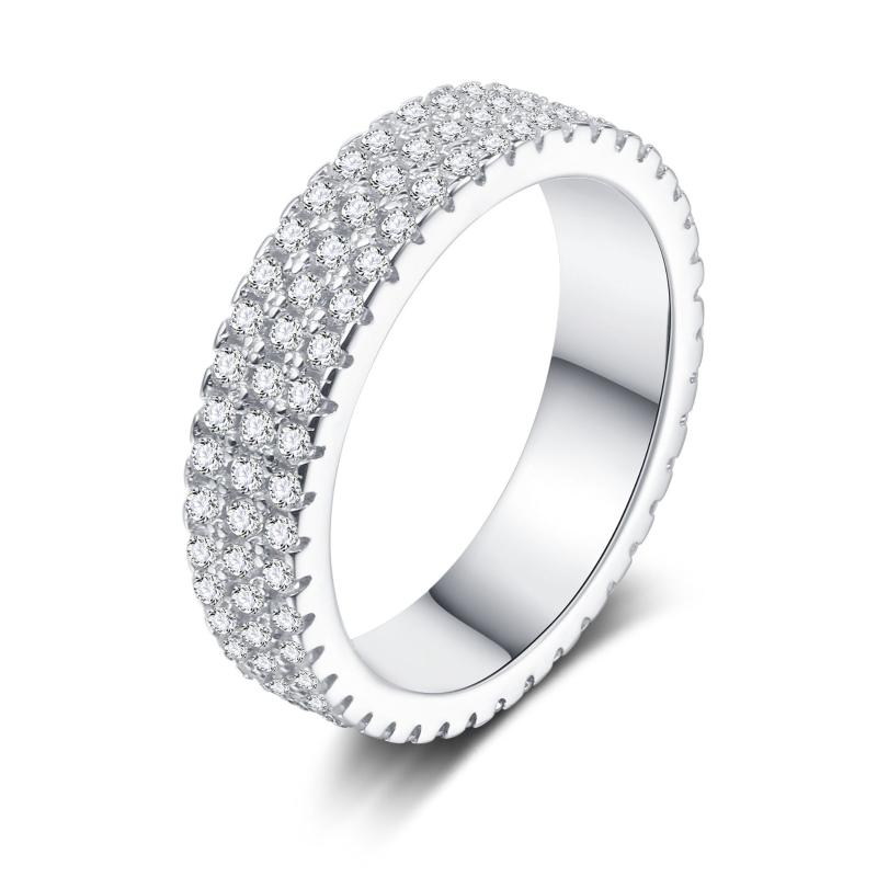 Cluster Rings Simple Three-Row Round Ring In 925 Sterling Silver, Fashionable Bridal Princess RingBirthday Gifts, Golden;silver
Cluster Rings Simple Three-Row Round Ring In 925 Sterling Silver, Fashionable Bridal Princess RingBirthday Gifts, Golden;silver