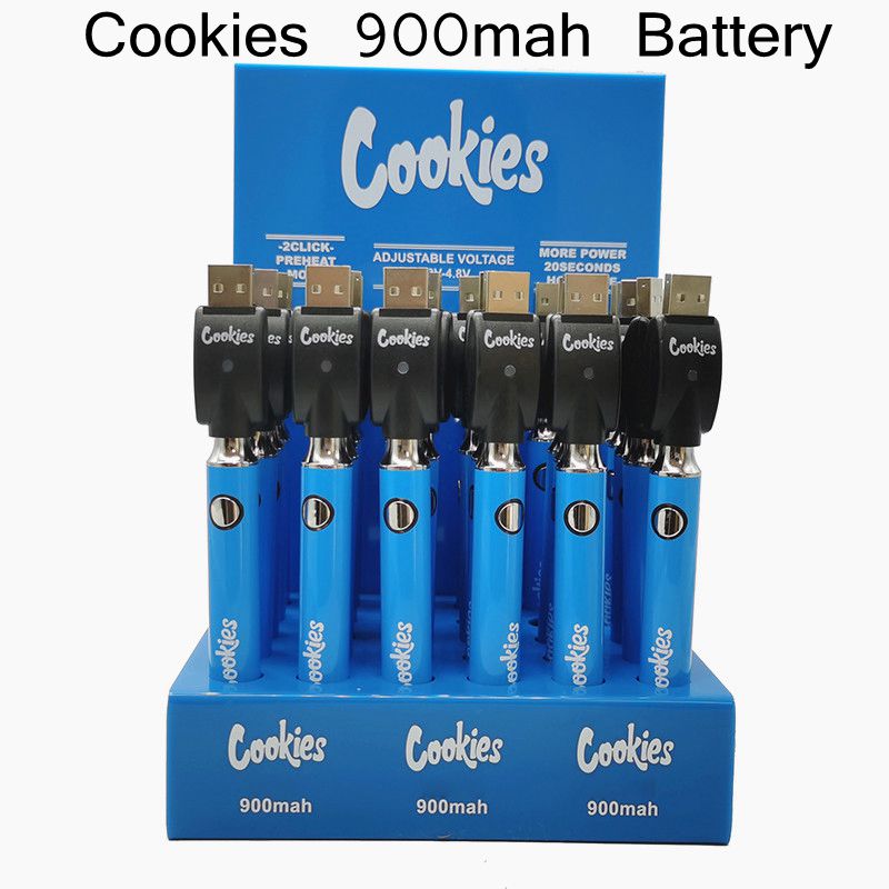 Adjustable Cookies Battery 900mah Variable Voltage With USB Charger 510 Thread Batteries Rechargeable Vape Pen for Thick Oil Vaporizer 30pcs/lot
Adjustable Cookies Battery 900mah Variable Voltage With USB Charger 510 Thread Batteries Rechargeable Vape Pen for Thick Oil Vaporizer 30pcs/lot