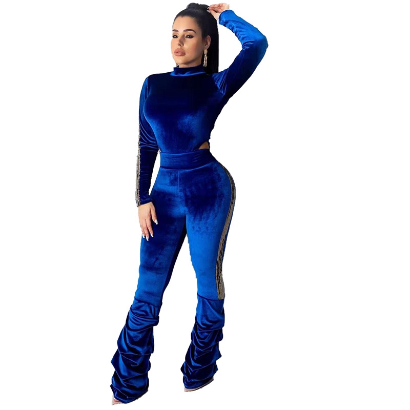 2 piece pants sets women festival clothing sequin patchwork and pants party velvet tracksuit winter two piece women set, Black;white
2 piece pants sets women festival clothing sequin patchwork and pants party velvet tracksuit winter two piece women set, Black;white