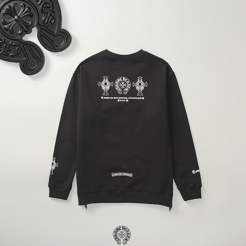 2021 new croxinchao classic cross horseshoe Sanskrit foam printed round neck double zipper sweater, Black
2021 new croxinchao classic cross horseshoe Sanskrit foam printed round neck double zipper sweater, Black