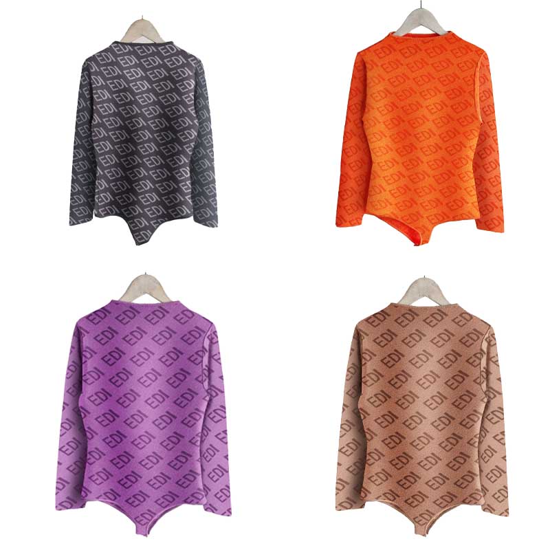 Designer Sweater For Women' Tight BODYSUIT Round neck striped fashion Long Sleeve High End Jacquard knitting Sweaters
Designer Sweater For Women' Tight BODYSUIT Round neck striped fashion Long Sleeve High End Jacquard knitting Sweaters