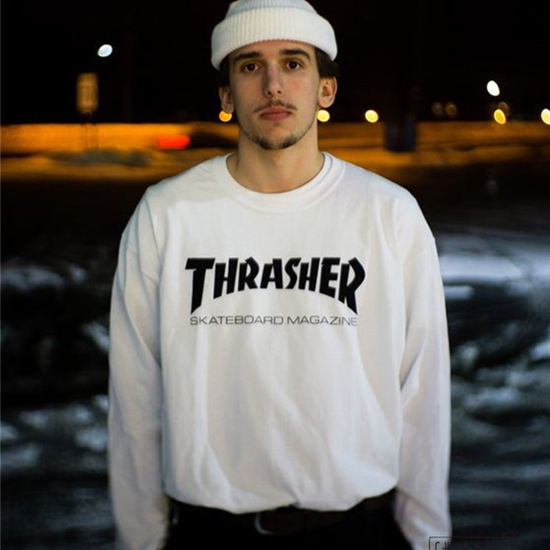 Men and Women Sweatshirt Thrasher Classic Skateboard Street Letter Print Fire Flame Hip Hop Long Sleeve Round Neck Sweater T Shirts new, As pictures
Men and Women Sweatshirt Thrasher Classic Skateboard Street Letter Print Fire Flame Hip Hop Long Sleeve Round Neck Sweater T Shirts new, As pictures