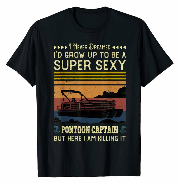 R1 Pontoon Captain Funny Boaters Or Boat Driving Quote Vintage Gift Black TShirt, White;black
R1 Pontoon Captain Funny Boaters Or Boat Driving Quote Vintage Gift Black TShirt, White;black