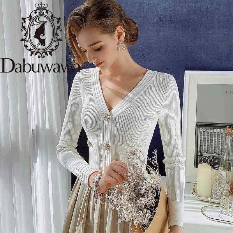 Dabuwawa Casual Spring Autumn Women Cardigan Elegant Solid Long Sleeve Slim Sweater Fashion Female Knitted Sweater DO1AZK003 210520, White
Dabuwawa Casual Spring Autumn Women Cardigan Elegant Solid Long Sleeve Slim Sweater Fashion Female Knitted Sweater DO1AZK003 210520, White