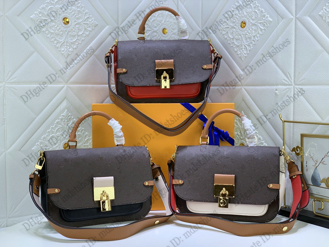 Vaugirard Message Bag Grained Colored Leather Womens Designer Handbag Luxurys Lock Crossbody Top Toron handle Bags With Magnetic Padlock closure
Vaugirard Message Bag Grained Colored Leather Womens Designer Handbag Luxurys Lock Crossbody Top Toron handle Bags With Magnetic Padlock closure
