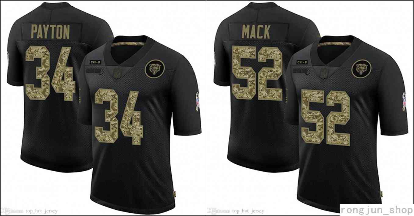 Top Quality ChicagoBearsMen #52 Khalil Mack 34 Walter Payton Black Camo Salute to Service Women Youth Limited Jersey, Black;red
Top Quality ChicagoBearsMen #52 Khalil Mack 34 Walter Payton Black Camo Salute to Service Women Youth Limited Jersey, Black;red