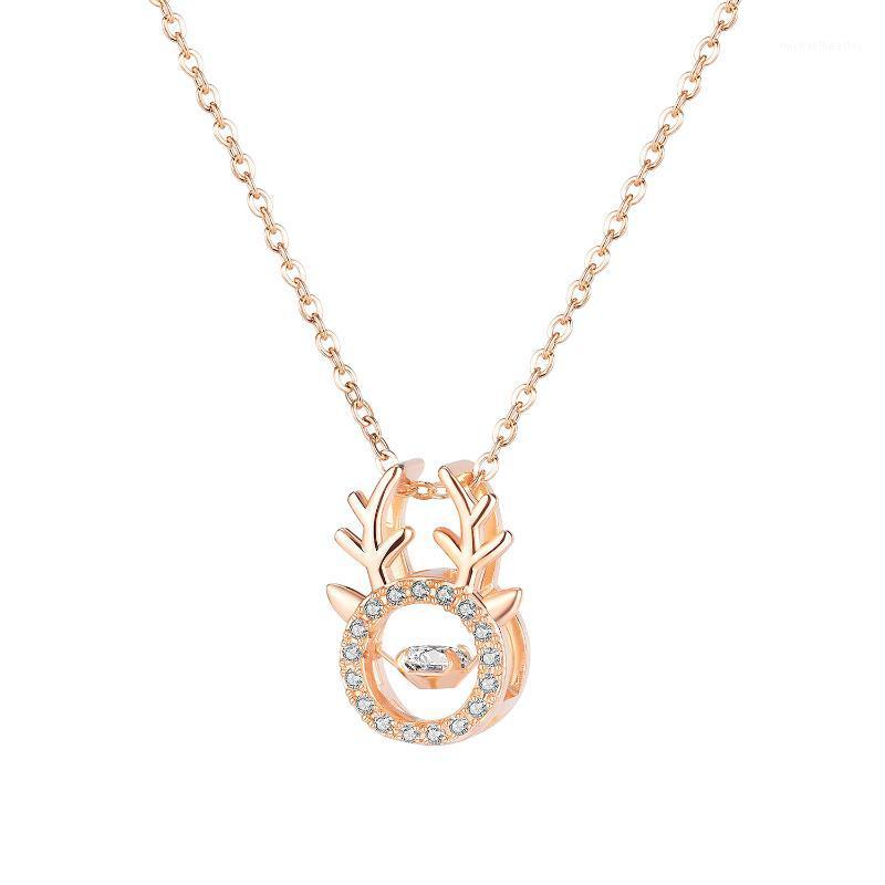 Chains Cyue 316L Stainless Steel CZ Rose Plated Antler Smart Clavicle Chain Necklace For Women Fashion Jewelry ZYN057 Birthday Gift
Chains Cyue 316L Stainless Steel CZ Rose Plated Antler Smart Clavicle Chain Necklace For Women Fashion Jewelry ZYN057 Birthday Gift