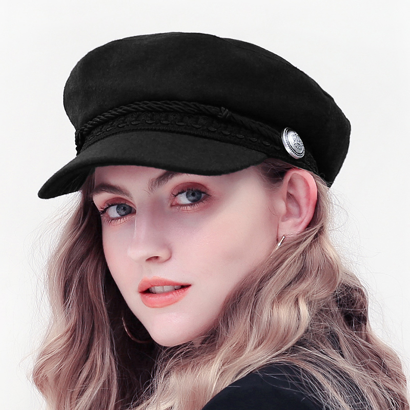 Women Men Military Hat Spring Autumn Sailor Hats PU Leather Ladies Beret Caps Flat Top Captain Cap Travel Cadet Octagonal Hat
Women Men Military Hat Spring Autumn Sailor Hats PU Leather Ladies Beret Caps Flat Top Captain Cap Travel Cadet Octagonal Hat