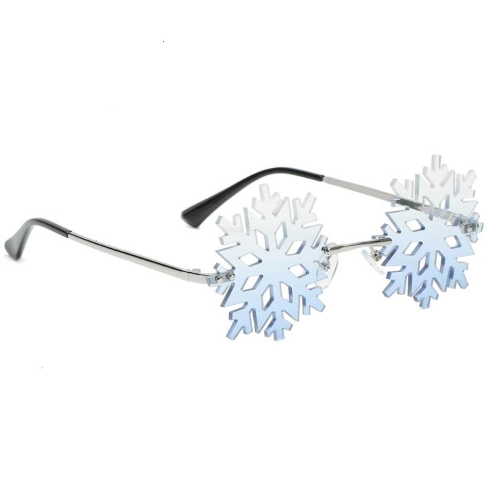 Veshion Snowflake Rimless Glasses Women Blue Green Christmas Party New Year Round Sunglasses Female Gift Items Decoration Male, Black
Veshion Snowflake Rimless Glasses Women Blue Green Christmas Party New Year Round Sunglasses Female Gift Items Decoration Male, Black