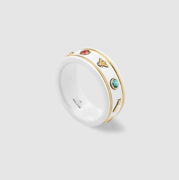 Double G black and white ceramic ring honeybee Planet couples ring men women brand jewelry gift website the same style engagement bijoux cjewelers
Double G black and white ceramic ring honeybee Planet couples ring men women brand jewelry gift website the same style engagement bijoux cjewelers