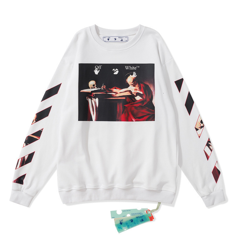 New Autumn 2021 and Winter Off Caravaggio Religious Oil Painting Series Round Neck Pullover Terry Sweater Batch, White
New Autumn 2021 and Winter Off Caravaggio Religious Oil Painting Series Round Neck Pullover Terry Sweater Batch, White