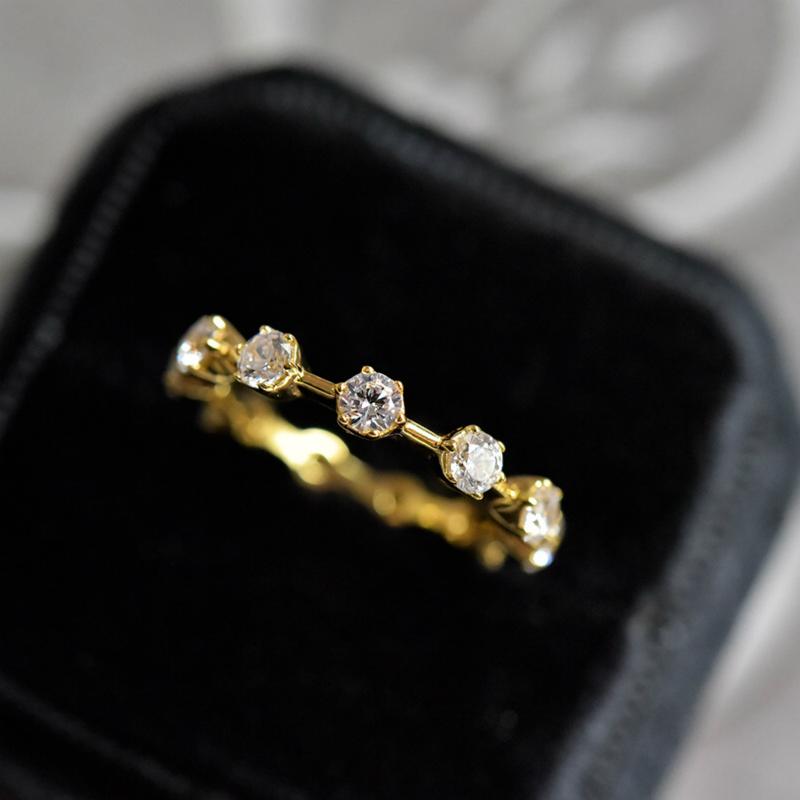 Cluster Rings Sparkling Real 925 Sterling Silver White Gold/Rose Gold Plated Ring Row 5A Zircons For Women Engagement Fine Jewelry GIft, Golden;silver
Cluster Rings Sparkling Real 925 Sterling Silver White Gold/Rose Gold Plated Ring Row 5A Zircons For Women Engagement Fine Jewelry GIft, Golden;silver