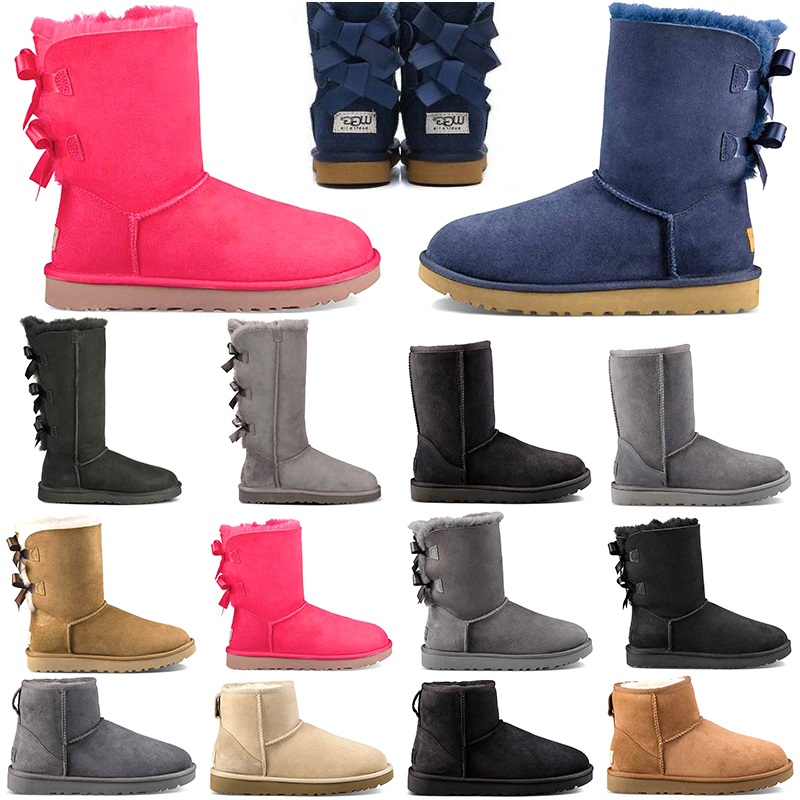 Designer Women Boots Snow Booties Short bow Ankle Knee Black Grey Brown Red Pink Blue top quality Womens Winter Boot Size 5-10, Beige #2 36-41
Designer Women Boots Snow Booties Short bow Ankle Knee Black Grey Brown Red Pink Blue top quality Womens Winter Boot Size 5-10, Beige #2 36-41