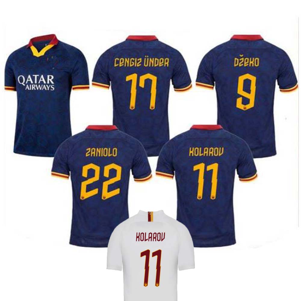 2019 Roma away third Blue DZEKO PEROTTI PASTORE ZANIOLO soccer jerseys 19 20 TOTTI DE ROSSI Rome football shirt set 2020 uniform, 19 20 3rd
2019 Roma away third Blue DZEKO PEROTTI PASTORE ZANIOLO soccer jerseys 19 20 TOTTI DE ROSSI Rome football shirt set 2020 uniform, 19 20 3rd