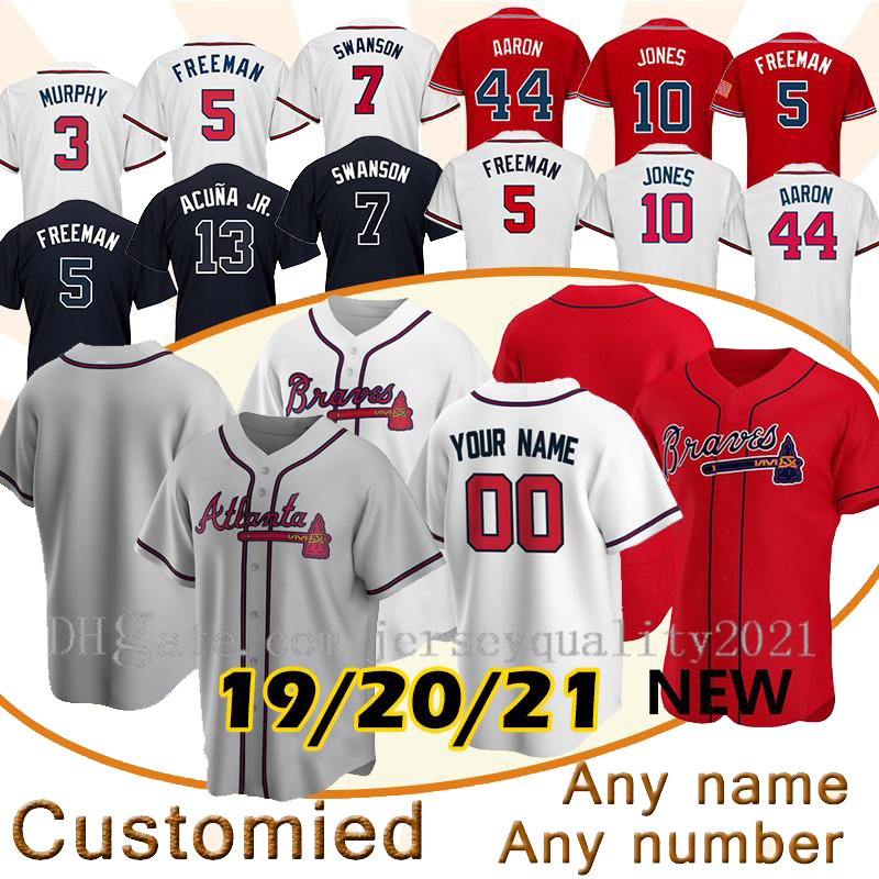 2021 Baseball Jersey Atlanta 20 Marcell Ozuna Jerseys 5 Freddie Freeman Brave 7 Dansby Swanson 13 Ronald Acuna Jr. 1 Ozzie Albies Mike Sorok, Blue;black
2021 Baseball Jersey Atlanta 20 Marcell Ozuna Jerseys 5 Freddie Freeman Brave 7 Dansby Swanson 13 Ronald Acuna Jr. 1 Ozzie Albies Mike Sorok, Blue;black