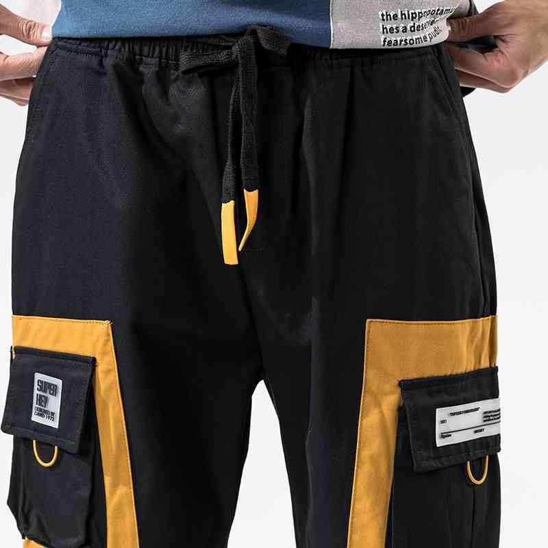 Varsanol Cargo Pants for Men Fashion Streetwear Big Pockets Solid Jogging Pants Men Clothing Military Loose Cotton Trousers 3xl 210601