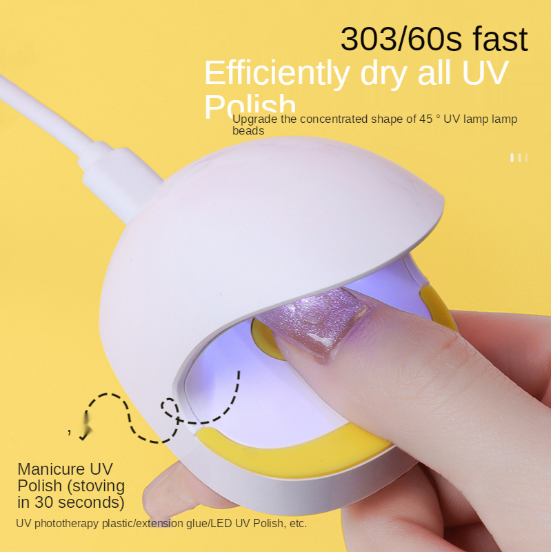 Mini Egg Shape Design Nail Dryer 6W USB UV LED Lamp Small And Portable Fast Drying Single Finger Gel Polish Drying Machine
Mini Egg Shape Design Nail Dryer 6W USB UV LED Lamp Small And Portable Fast Drying Single Finger Gel Polish Drying Machine