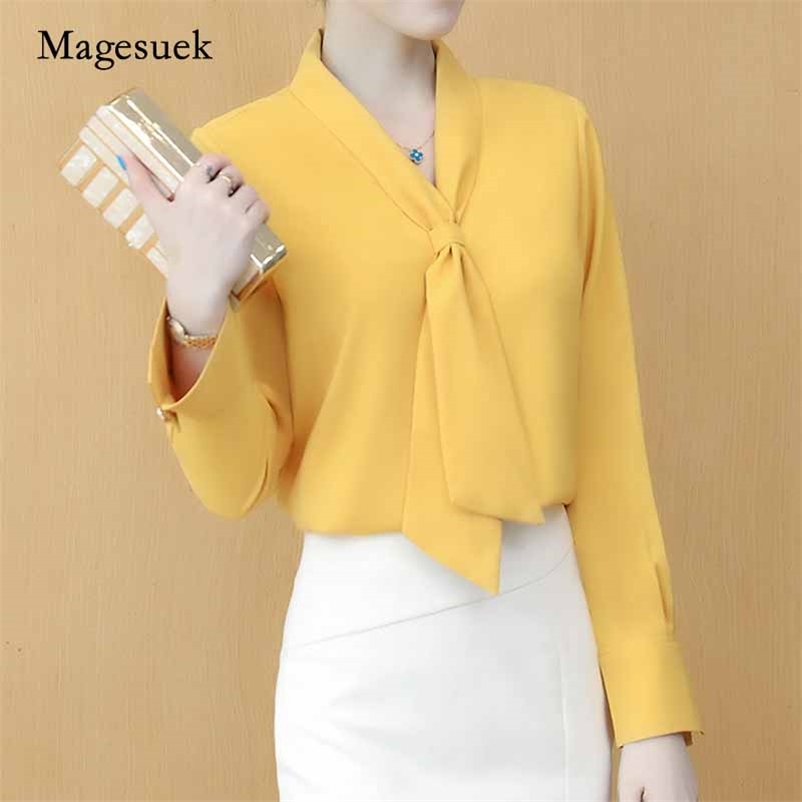 Casual Bow Office Lady Womens Blouses Autumn Long Sleeve Chiffon White Shirt V-neck Pullover 10876 210518, Pink
Casual Bow Office Lady Womens Blouses Autumn Long Sleeve Chiffon White Shirt V-neck Pullover 10876 210518, Pink