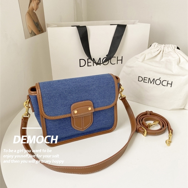 Purse Denim BAG canvas tote autumn small square new women's bag large capacity Single Shoulder Messenger Bag, Picture color denim blue
Purse Denim BAG canvas tote autumn small square new women's bag large capacity Single Shoulder Messenger Bag, Picture color denim blue