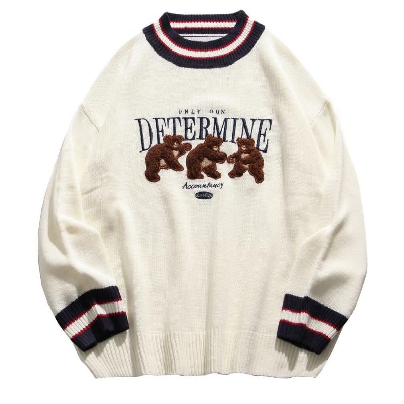 Men's Sweaters Patchwork Striped Knitted Jumpers Streetwear Hip Hop Harajuku Casual Pullover Knitwear Mens Fashion Tops, White;black
Men's Sweaters Patchwork Striped Knitted Jumpers Streetwear Hip Hop Harajuku Casual Pullover Knitwear Mens Fashion Tops, White;black