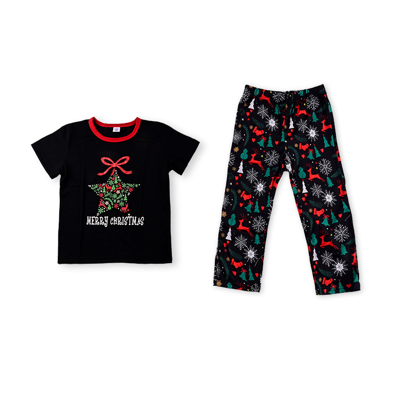 Family Christmas Clothing Suit Kids Mommy and Me Clothes Mother Daughter Father Baby Matching Outfits 210521