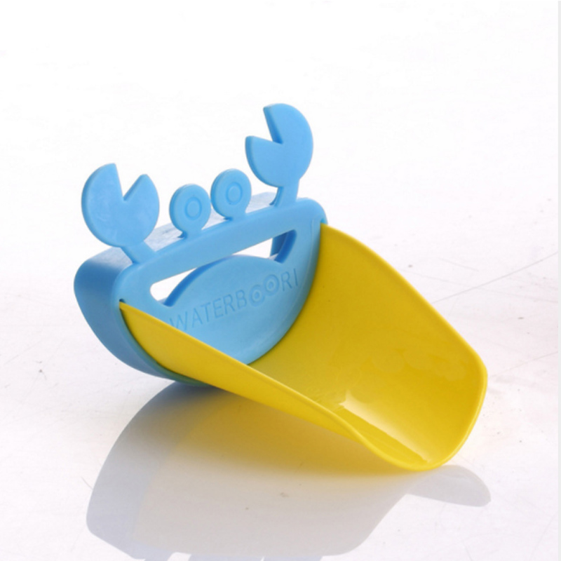 Bathroom Cute Crab Shape Faucet Extender Kid Washing Hands Faucet Sink Washroom Supplies