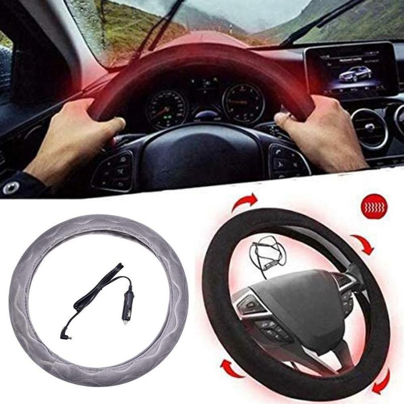 Steering Wheel Covers Car Heating Cover 12V Protector Winter Universal For Accessories
Steering Wheel Covers Car Heating Cover 12V Protector Winter Universal For Accessories