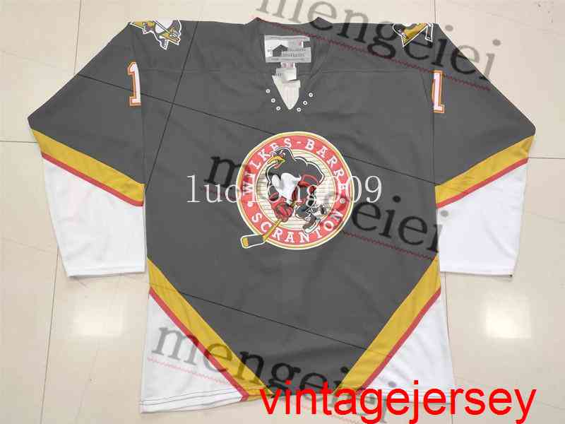 Customize Wilkes Barre Scranton Penguins 1 FROM DWIGHT Hockey Jersey Embroidery Stitched any number and name Jerseys, Black
Customize Wilkes Barre Scranton Penguins 1 FROM DWIGHT Hockey Jersey Embroidery Stitched any number and name Jerseys, Black