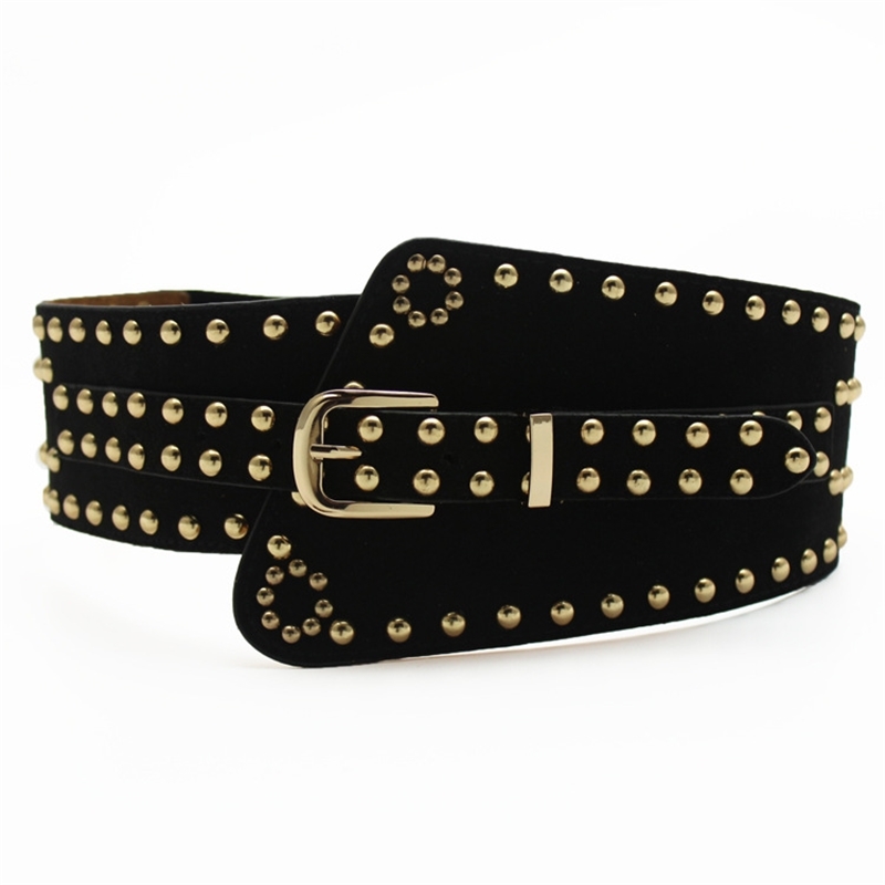 Designer belts 2023 New style waist cover fashionable women's Rivet elastic buckle wide belt
Designer belts 2023 New style waist cover fashionable women's Rivet elastic buckle wide belt